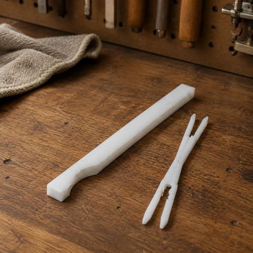 Piano tuning mute clamp forked - mute,